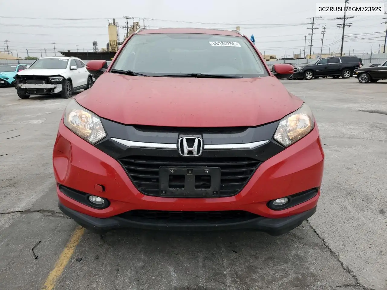 2016 Honda Hr-V Exl VIN: 3CZRU5H78GM723929 Lot: 66185765