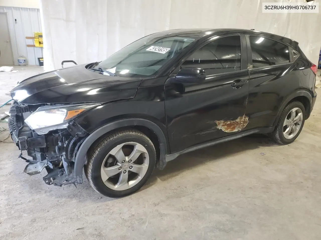 2017 Honda Hr-V Lx VIN: 3CZRU6H39HG706737 Lot: 43243195