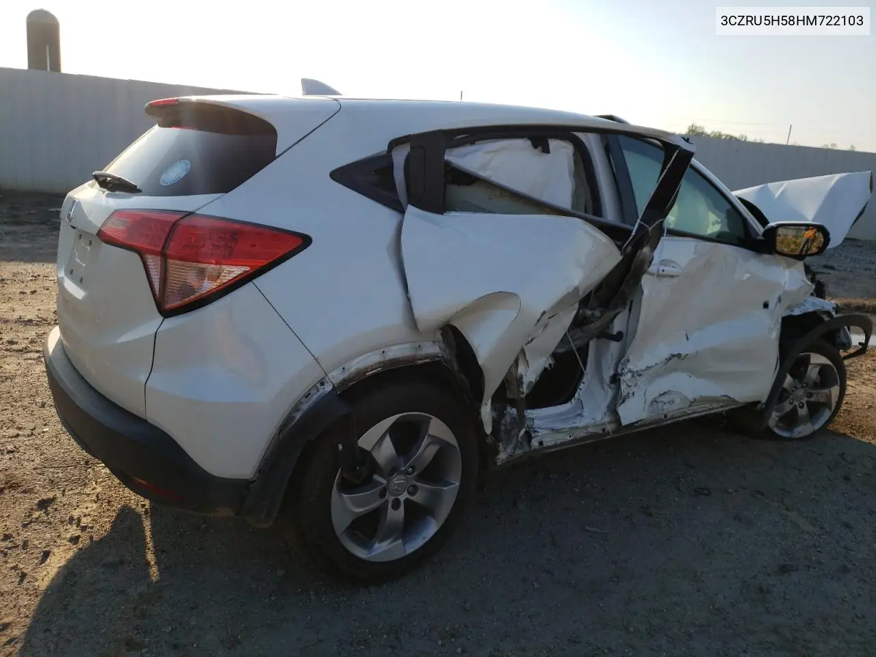 2017 Honda Hr-V Ex VIN: 3CZRU5H58HM722103 Lot: 45478053