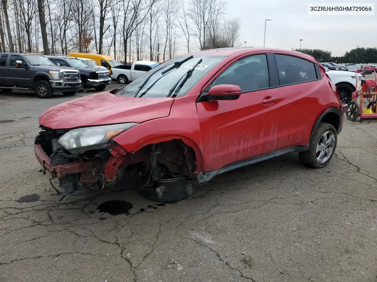2017 Honda Hr-V Ex VIN: 3CZRU6H50HM729066 Lot: 47486675