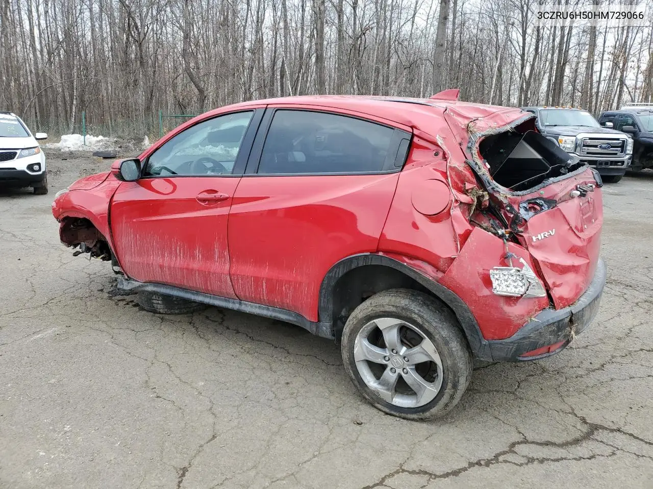 2017 Honda Hr-V Ex VIN: 3CZRU6H50HM729066 Lot: 47486675