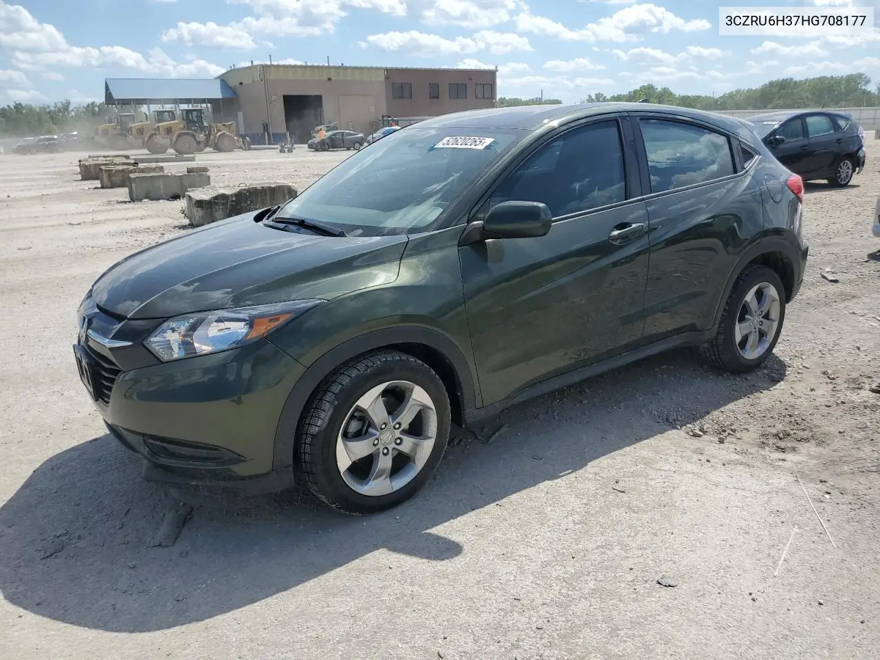 2017 Honda Hr-V Lx VIN: 3CZRU6H37HG708177 Lot: 52620265