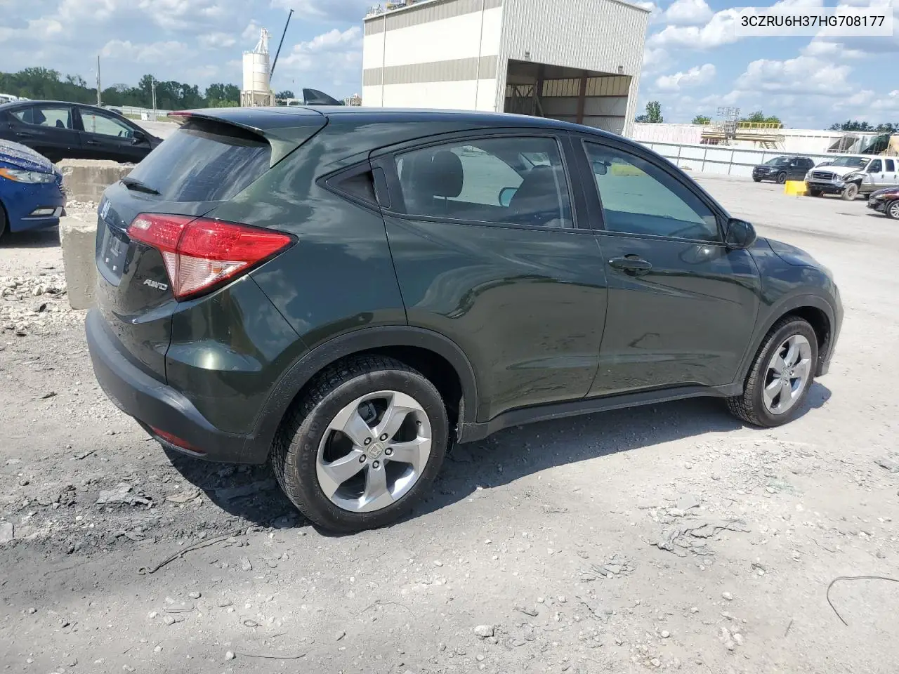 2017 Honda Hr-V Lx VIN: 3CZRU6H37HG708177 Lot: 52620265