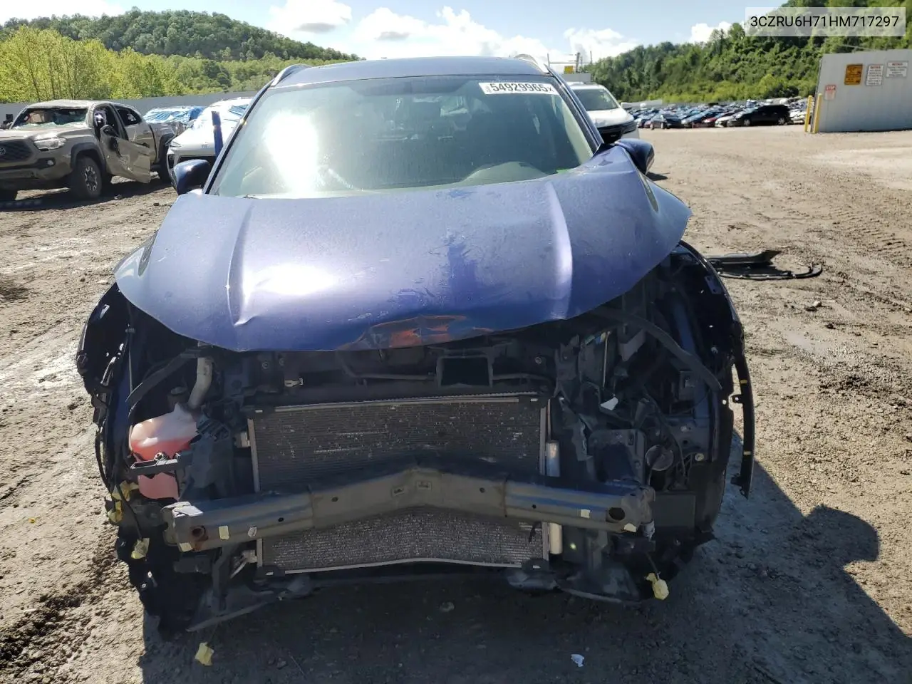 2017 Honda Hr-V Exl VIN: 3CZRU6H71HM717297 Lot: 54929965