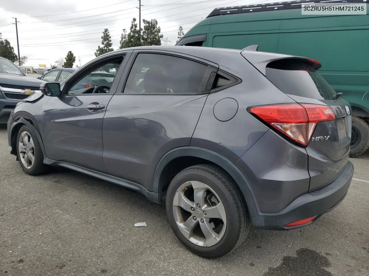 2017 Honda Hr-V Ex VIN: 3CZRU5H51HM721245 Lot: 55863265
