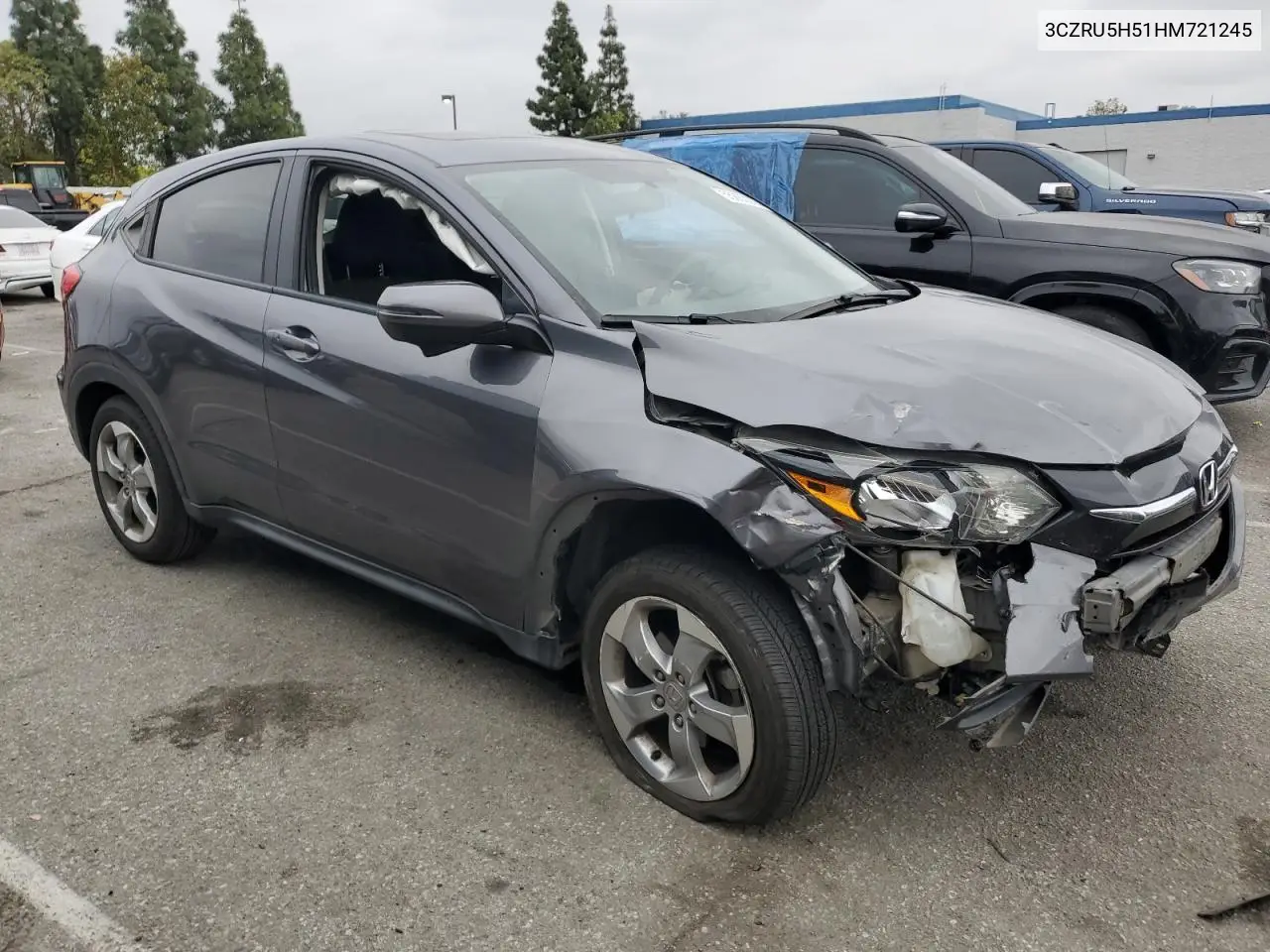 2017 Honda Hr-V Ex VIN: 3CZRU5H51HM721245 Lot: 55863265