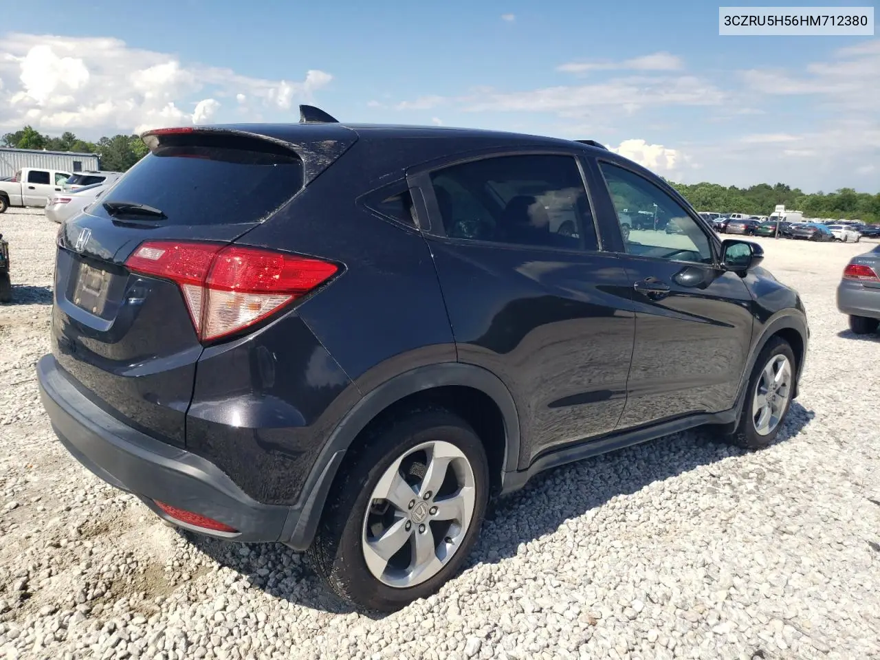 2017 Honda Hr-V Ex VIN: 3CZRU5H56HM712380 Lot: 56695185