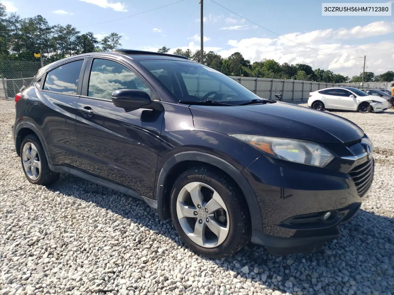 2017 Honda Hr-V Ex VIN: 3CZRU5H56HM712380 Lot: 56695185