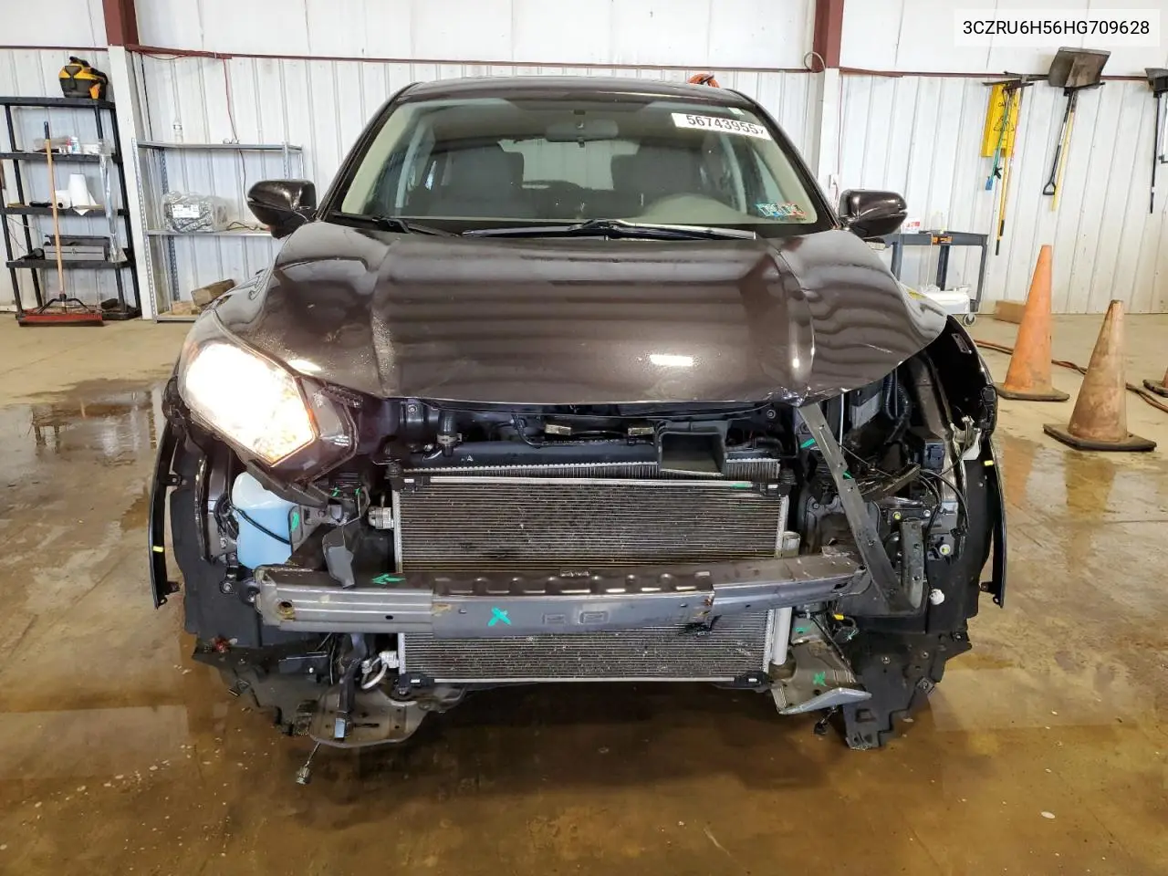 2017 Honda Hr-V Ex VIN: 3CZRU6H56HG709628 Lot: 56743955