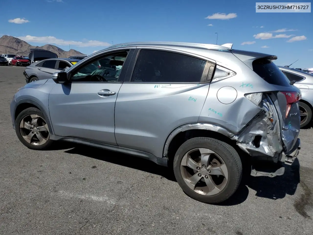 2017 Honda Hr-V Exl VIN: 3CZRU5H73HM716727 Lot: 56879105