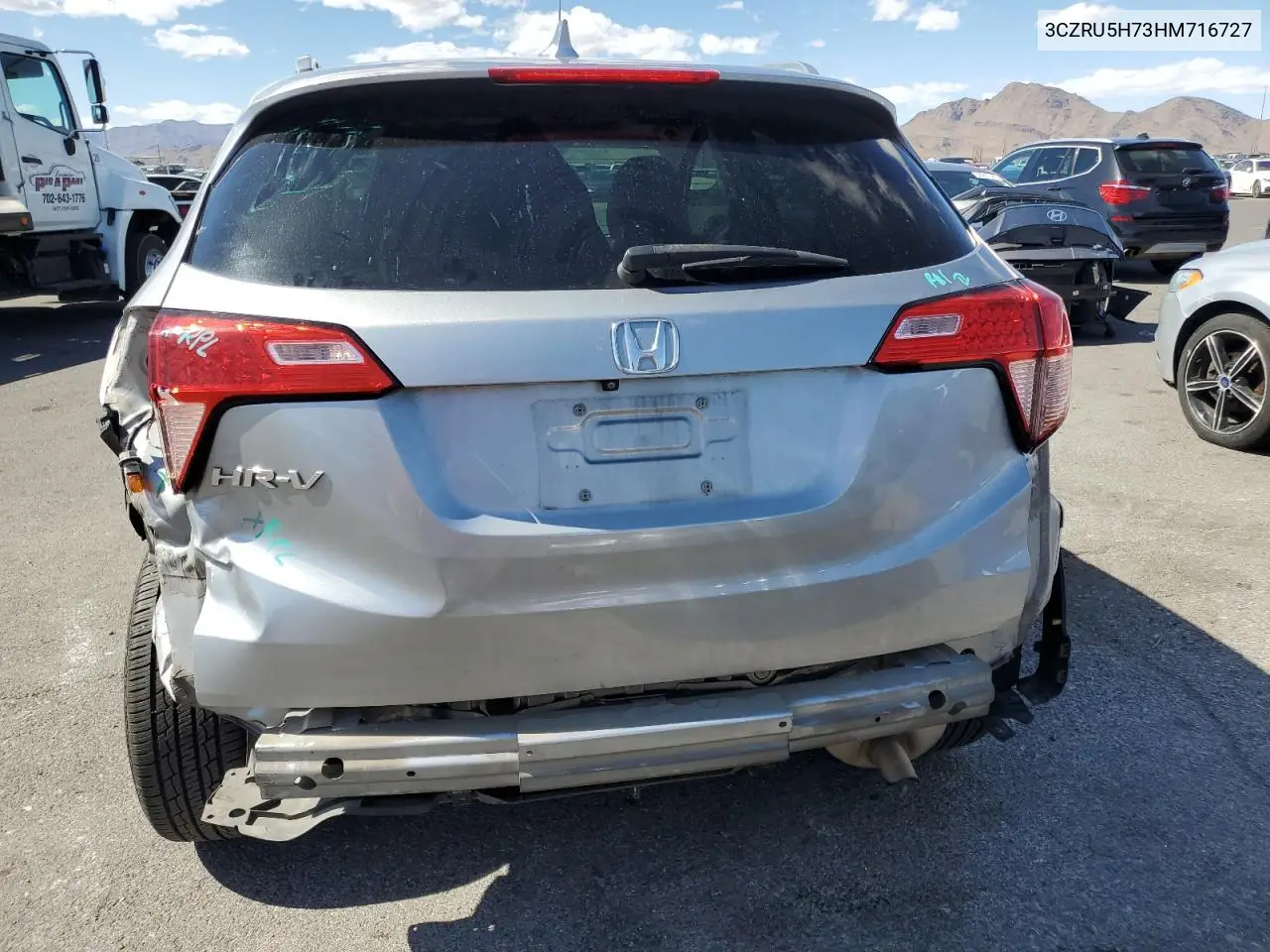 2017 Honda Hr-V Exl VIN: 3CZRU5H73HM716727 Lot: 56879105