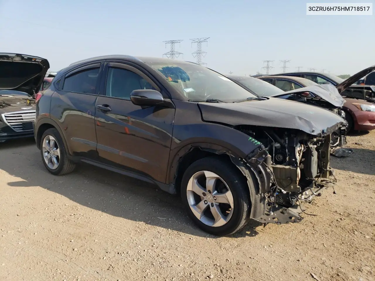 2017 Honda Hr-V Exl VIN: 3CZRU6H75HM718517 Lot: 56984655