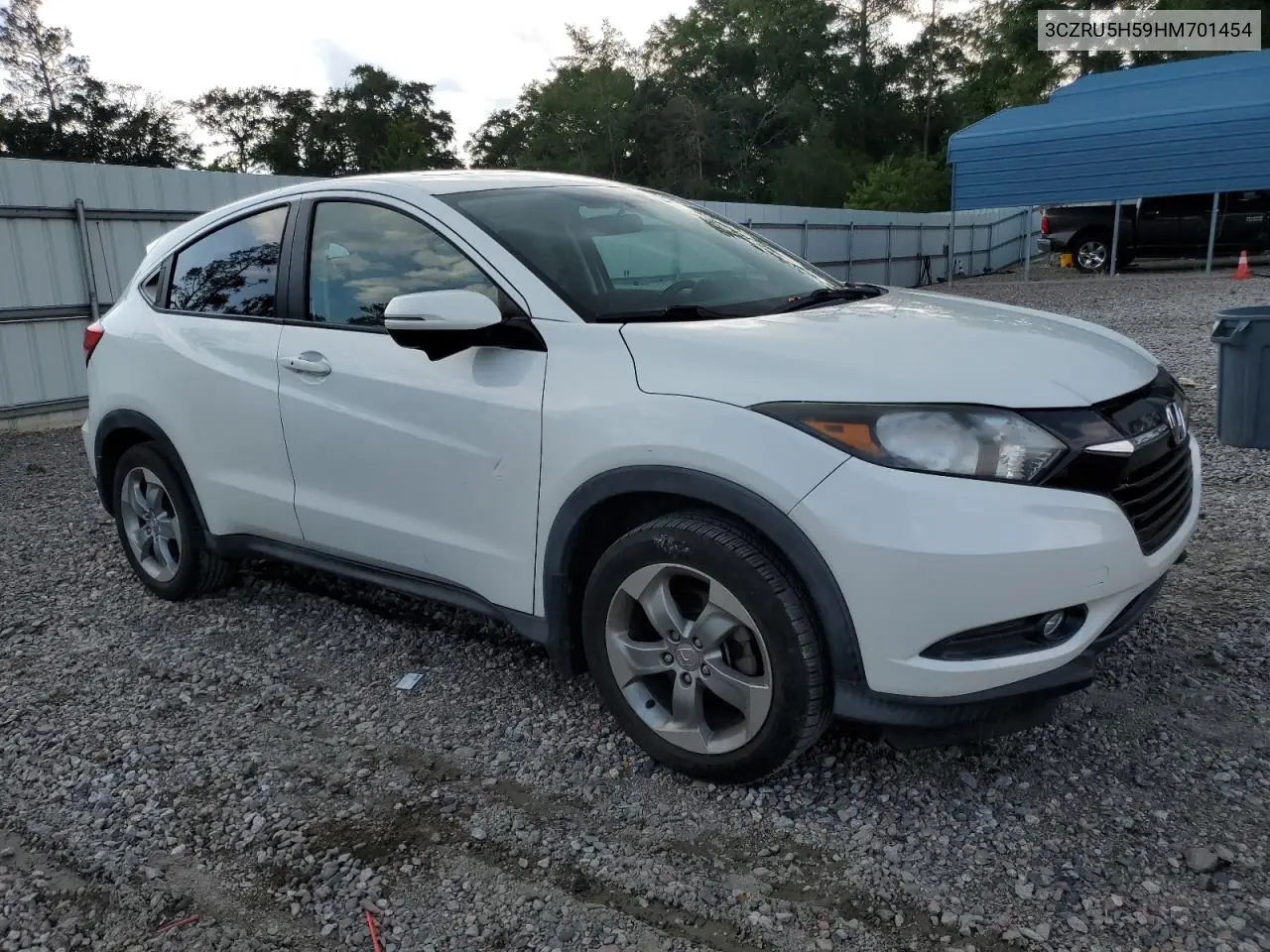 2017 Honda Hr-V Ex VIN: 3CZRU5H59HM701454 Lot: 56990805