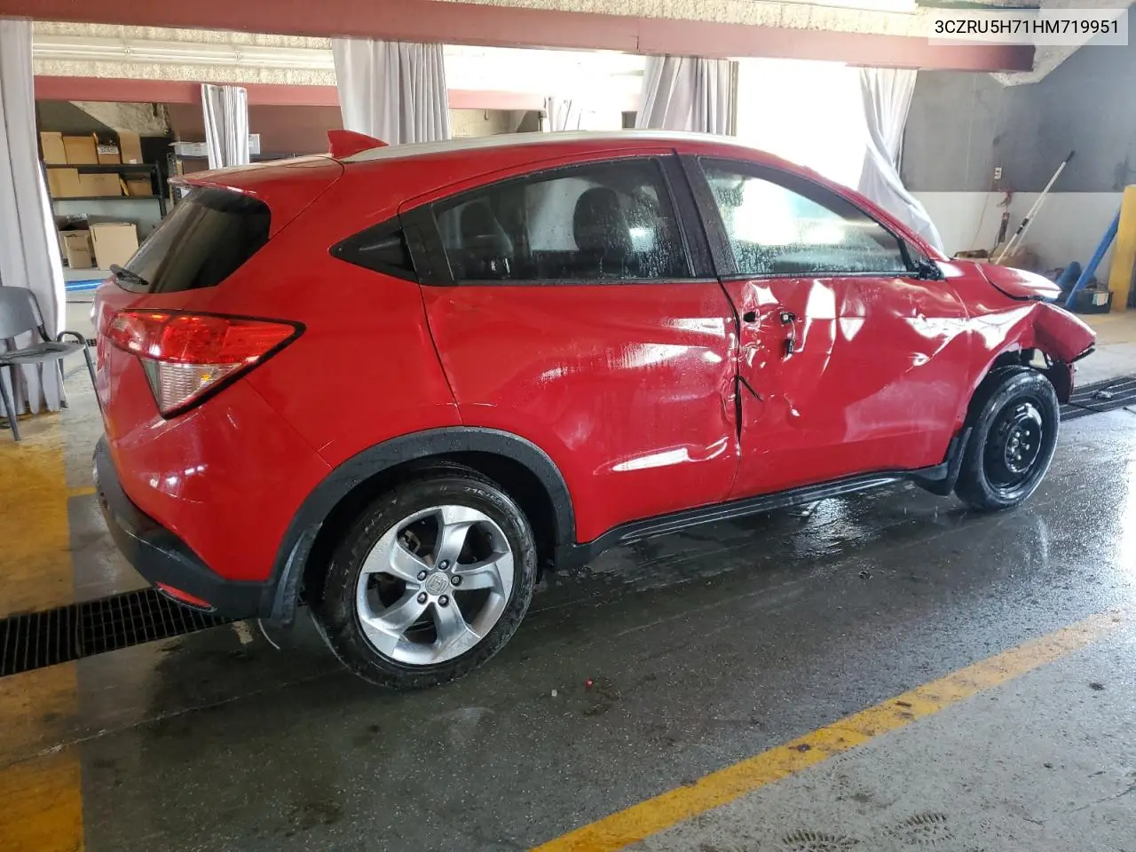 2017 Honda Hr-V Exl VIN: 3CZRU5H71HM719951 Lot: 61636485