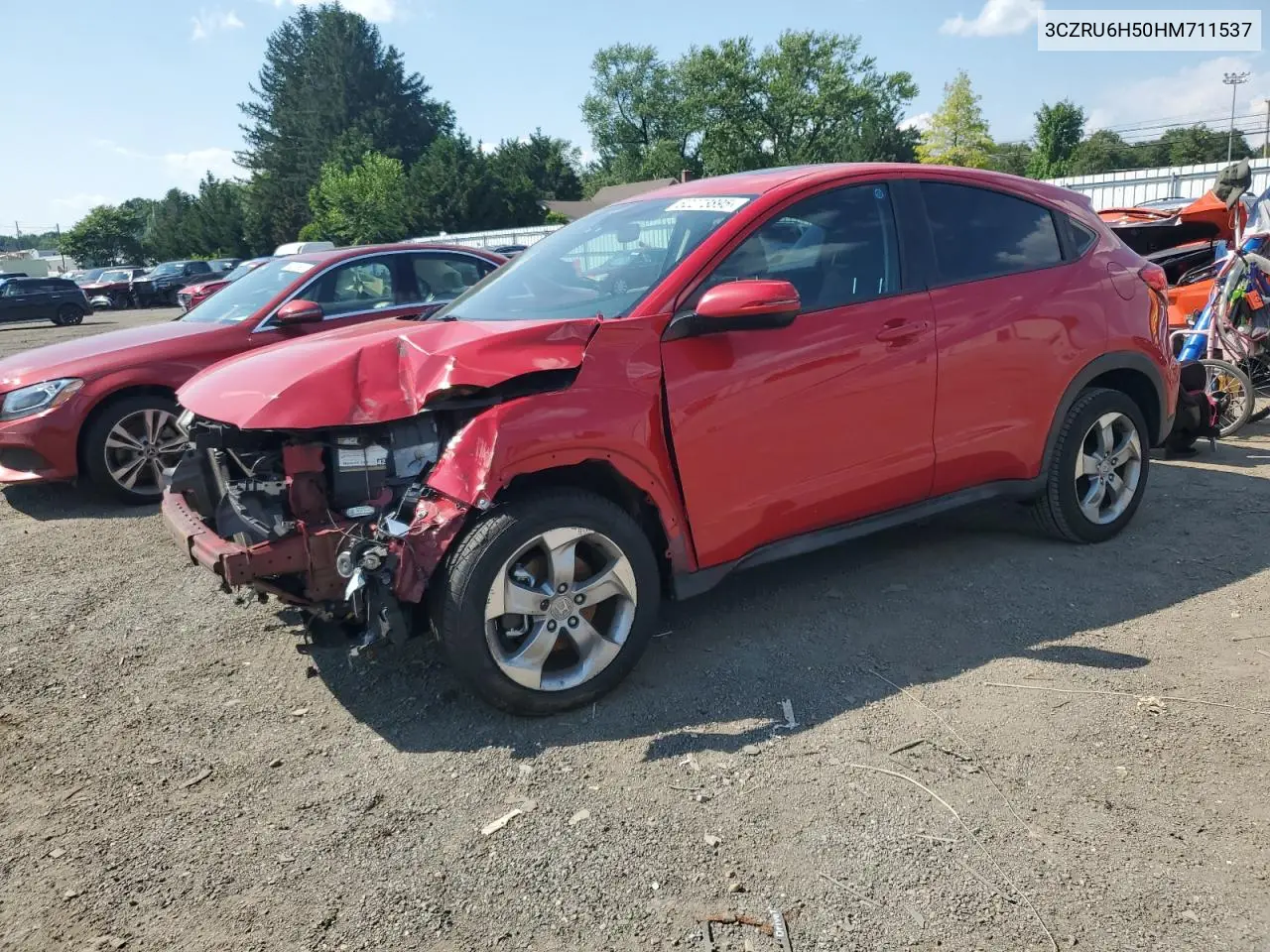 2017 Honda Hr-V Ex VIN: 3CZRU6H50HM711537 Lot: 62273895
