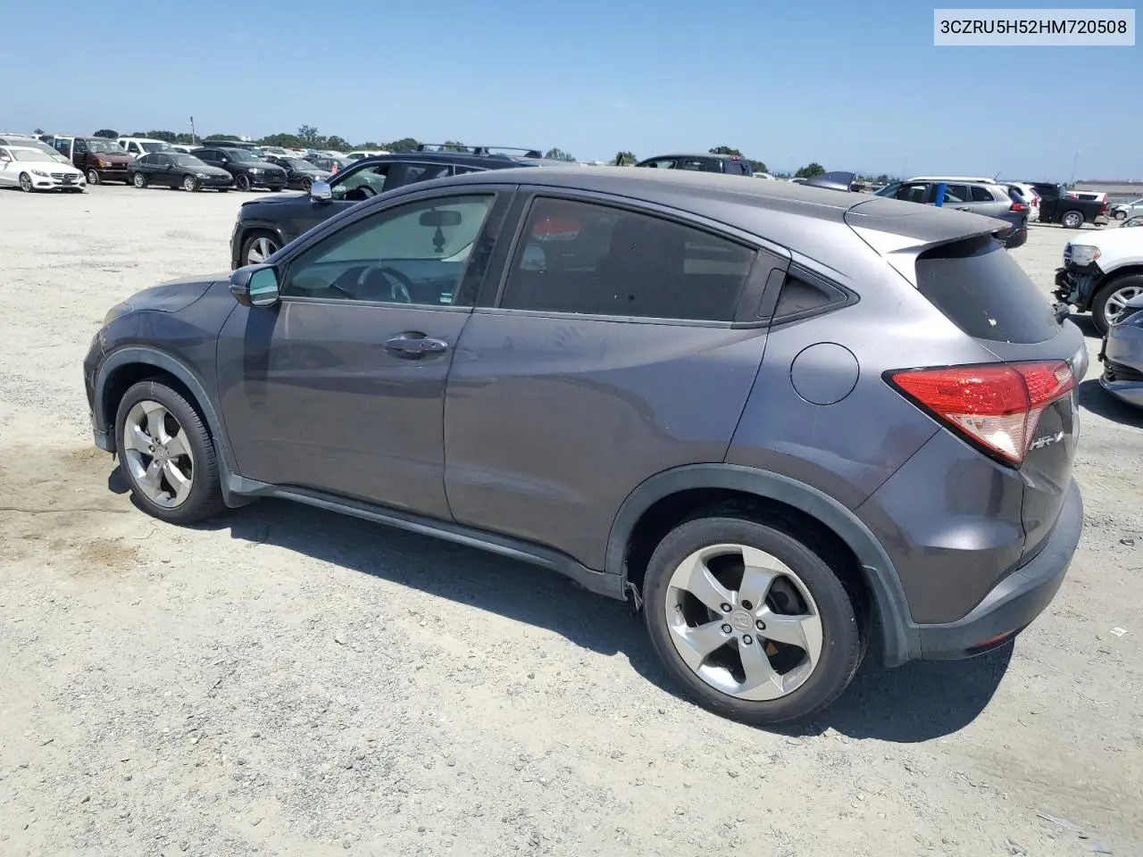 2017 Honda Hr-V Ex VIN: 3CZRU5H52HM720508 Lot: 62693385