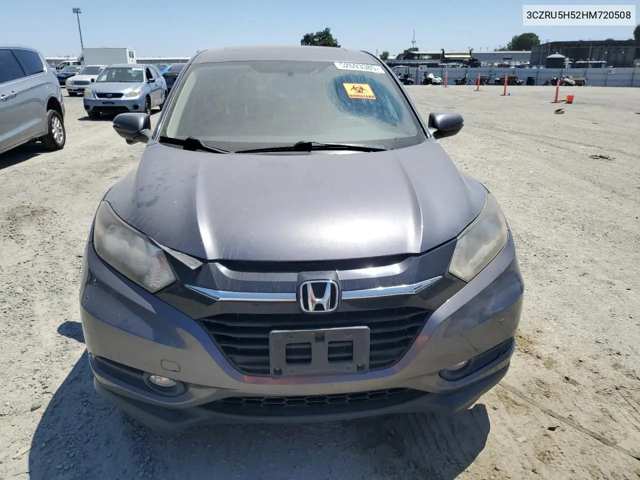 2017 Honda Hr-V Ex VIN: 3CZRU5H52HM720508 Lot: 62693385