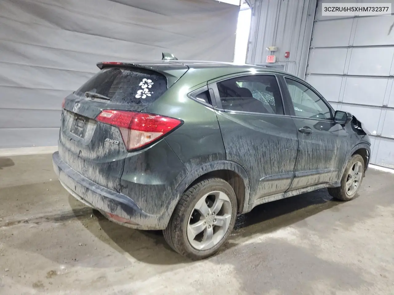 2017 Honda Hr-V Ex VIN: 3CZRU6H5XHM732377 Lot: 62876455