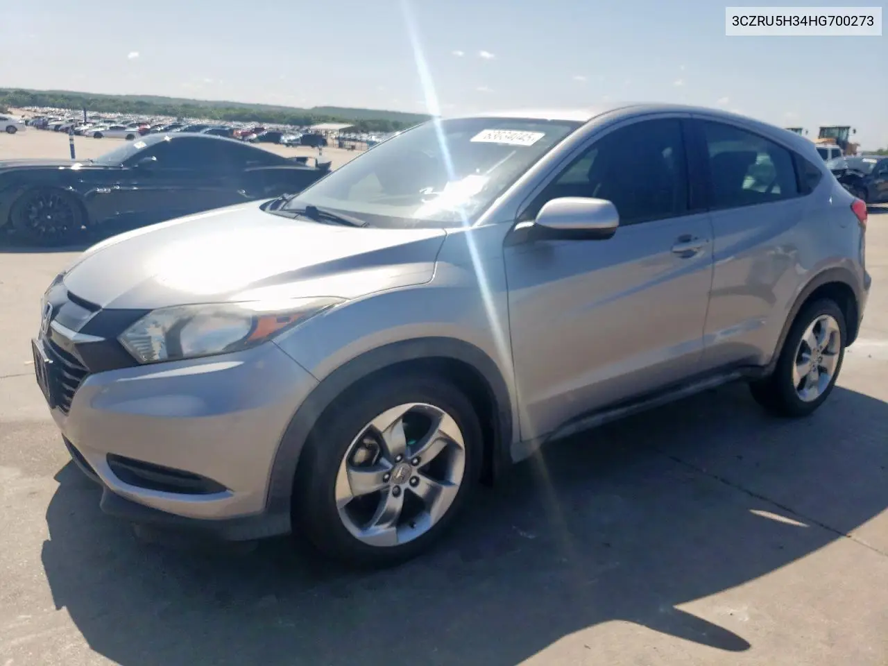 2017 Honda Hr-V Lx VIN: 3CZRU5H34HG700273 Lot: 63034045