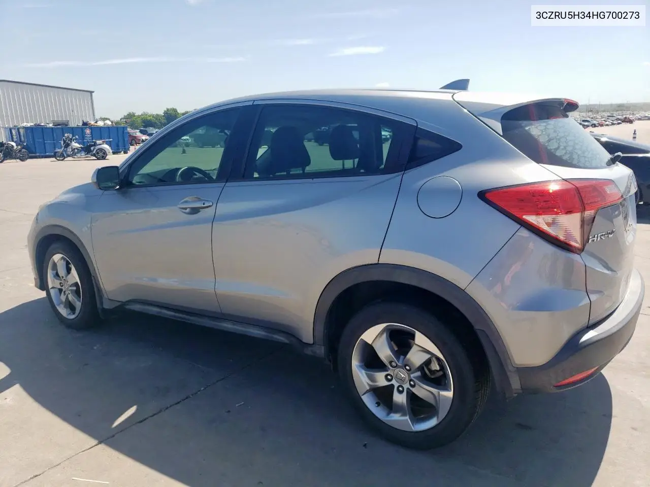 2017 Honda Hr-V Lx VIN: 3CZRU5H34HG700273 Lot: 63034045