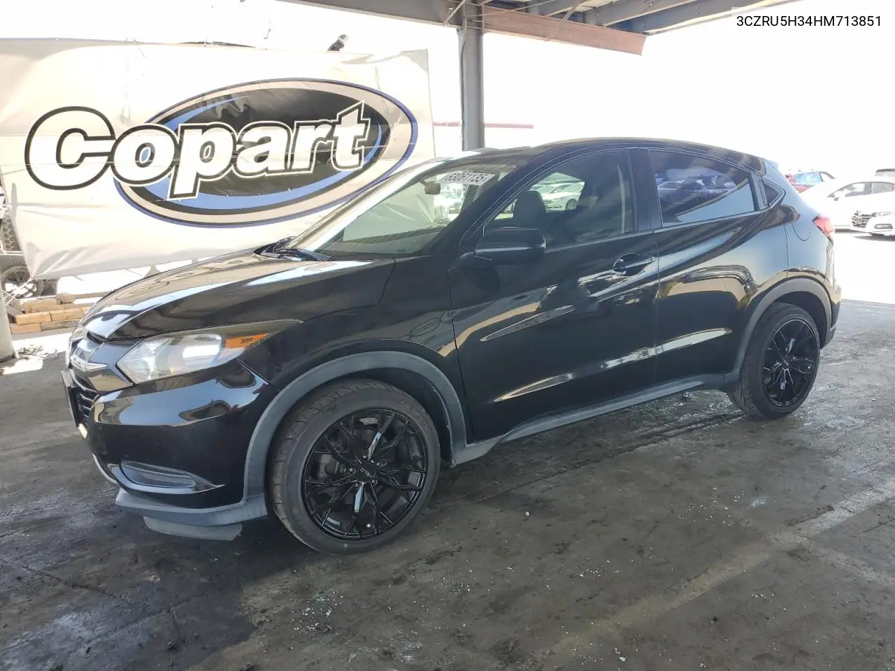 2017 Honda Hr-V Lx VIN: 3CZRU5H34HM713851 Lot: 63061135