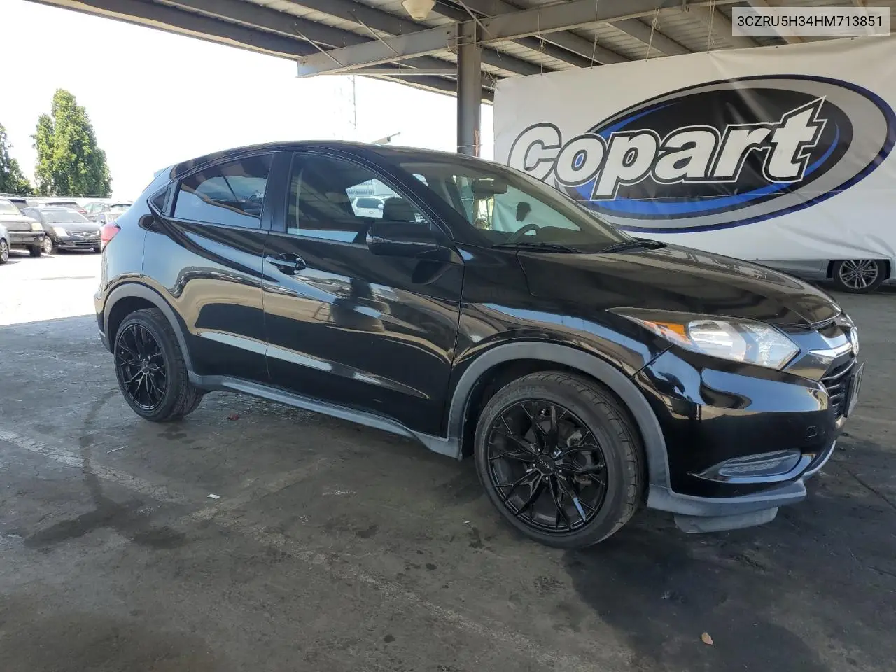 2017 Honda Hr-V Lx VIN: 3CZRU5H34HM713851 Lot: 63061135