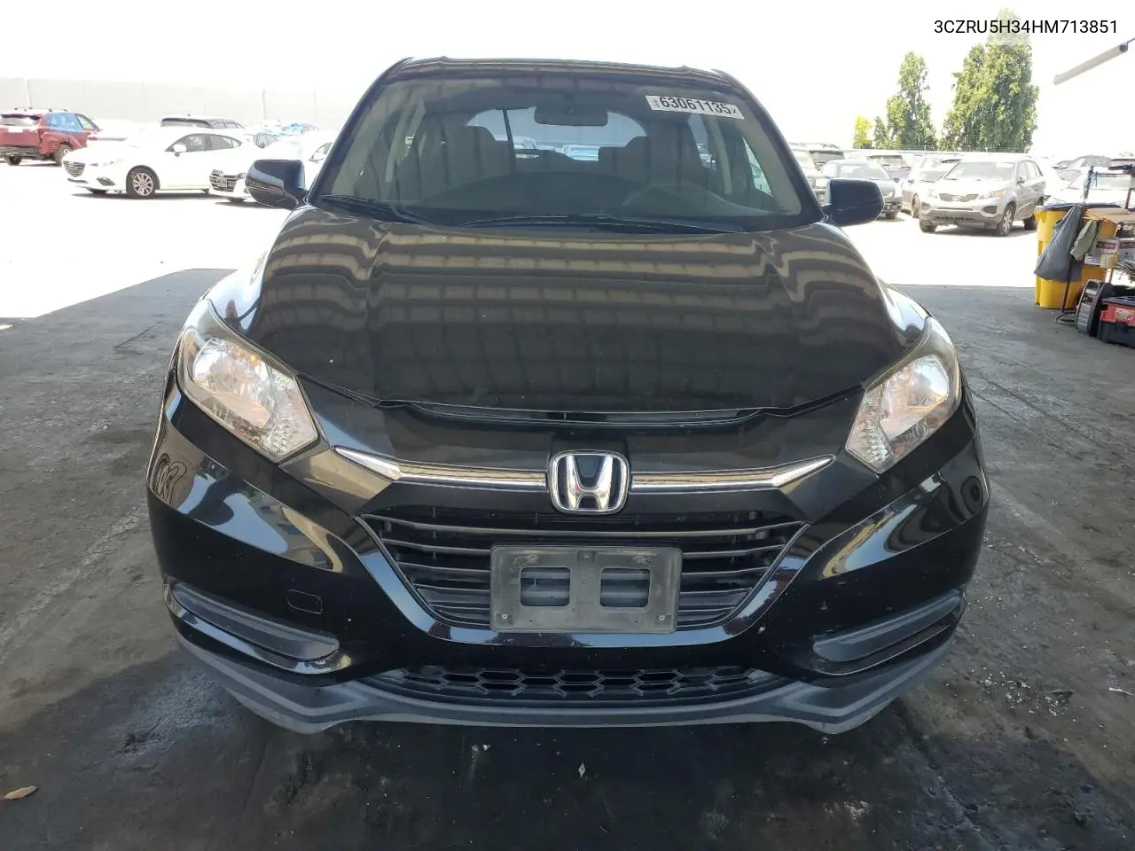 2017 Honda Hr-V Lx VIN: 3CZRU5H34HM713851 Lot: 63061135