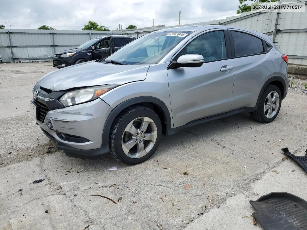 2017 Honda Hr-V Ex VIN: 3CZRU6H52HM716514 Lot: 63065945