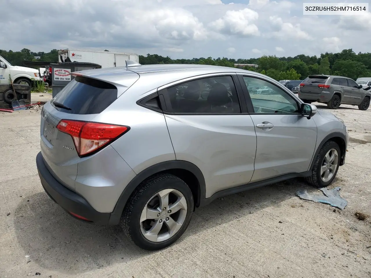 2017 Honda Hr-V Ex VIN: 3CZRU6H52HM716514 Lot: 63065945