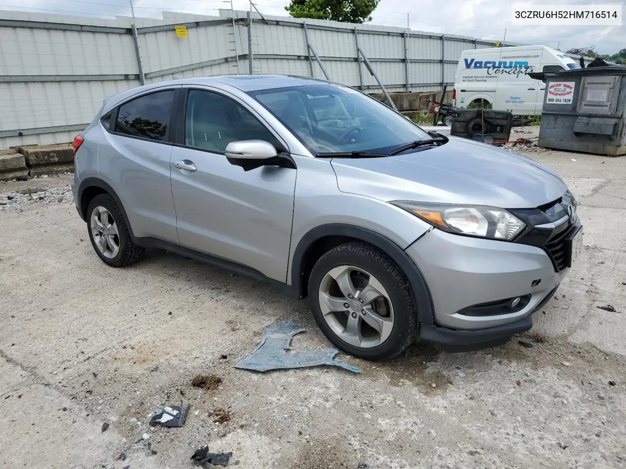 2017 Honda Hr-V Ex VIN: 3CZRU6H52HM716514 Lot: 63065945