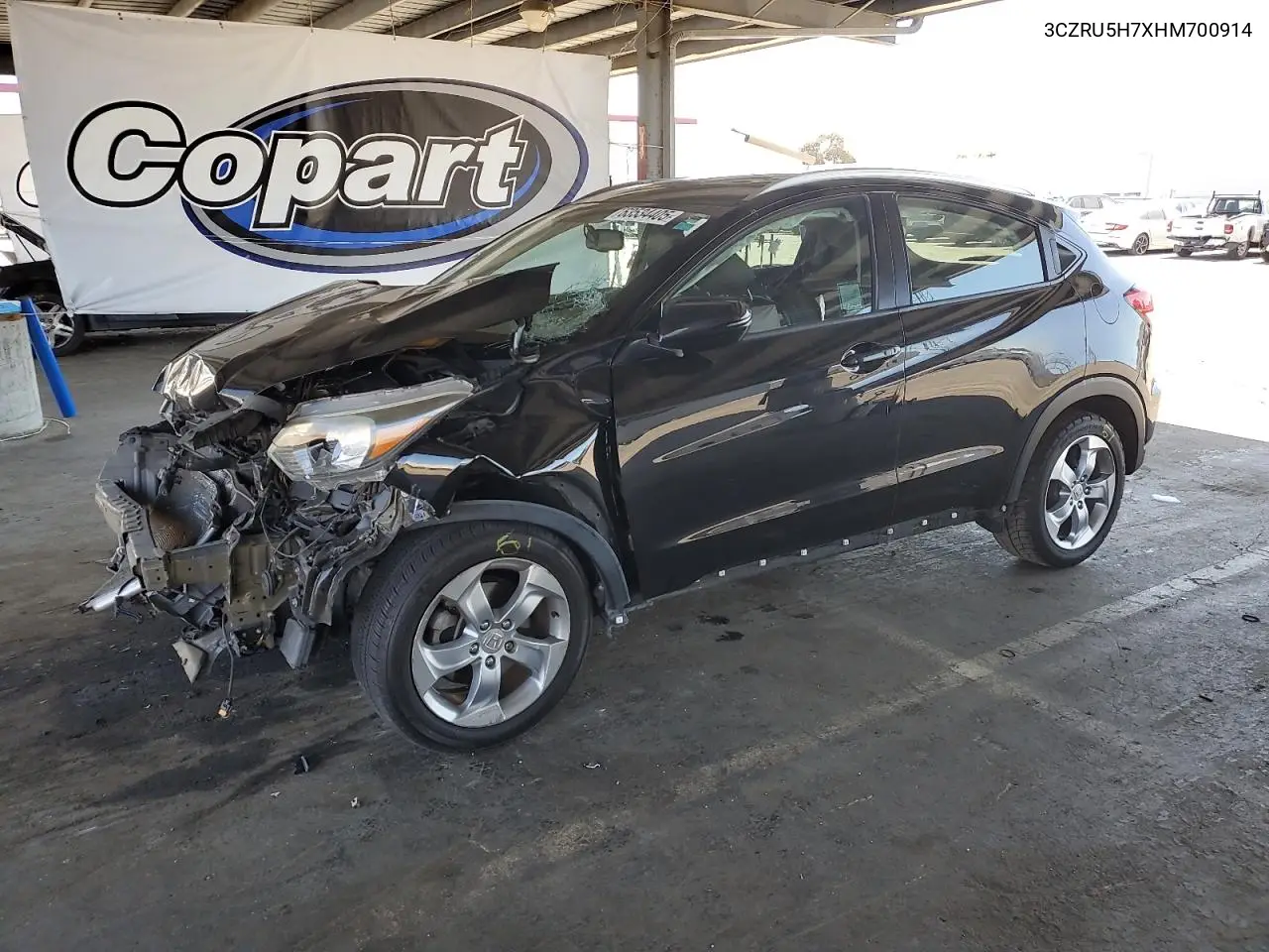 2017 Honda Hr-V Exl VIN: 3CZRU5H7XHM700914 Lot: 63534405