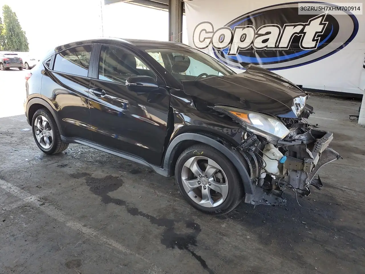 2017 Honda Hr-V Exl VIN: 3CZRU5H7XHM700914 Lot: 63534405