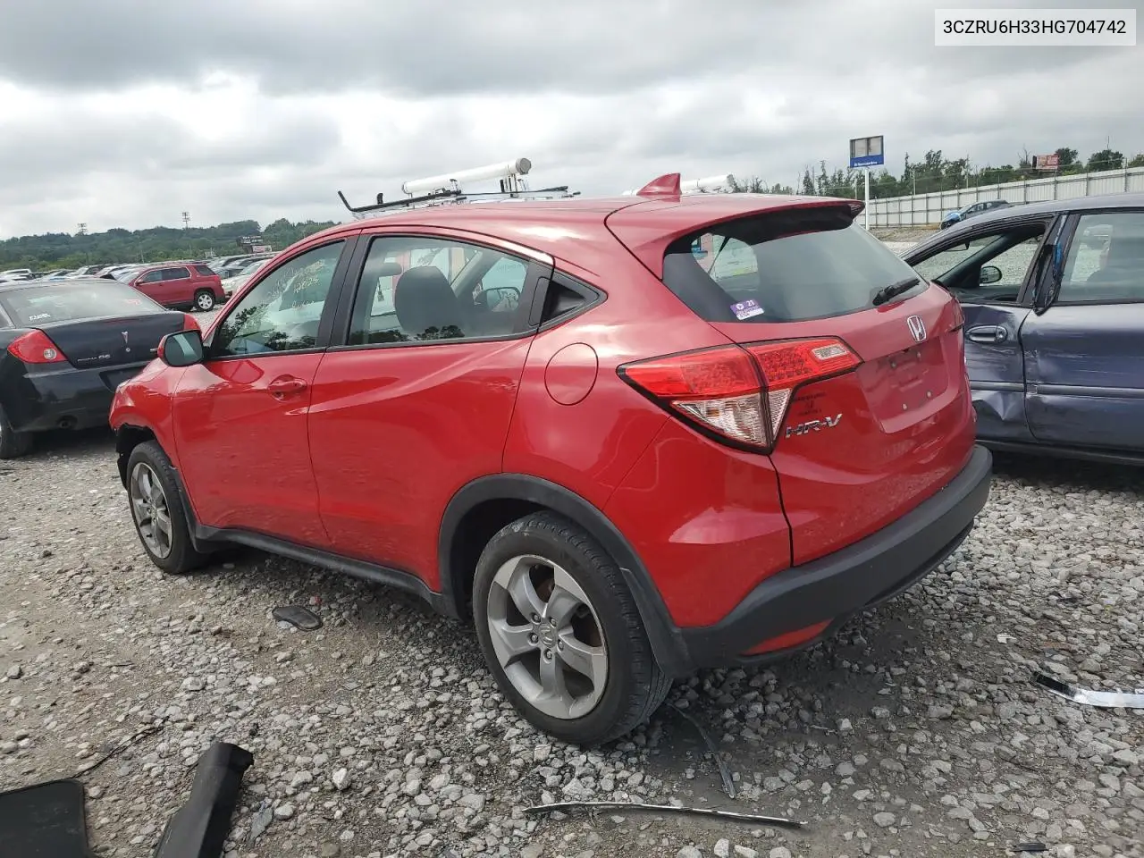2017 Honda Hr-V Lx VIN: 3CZRU6H33HG704742 Lot: 64655185