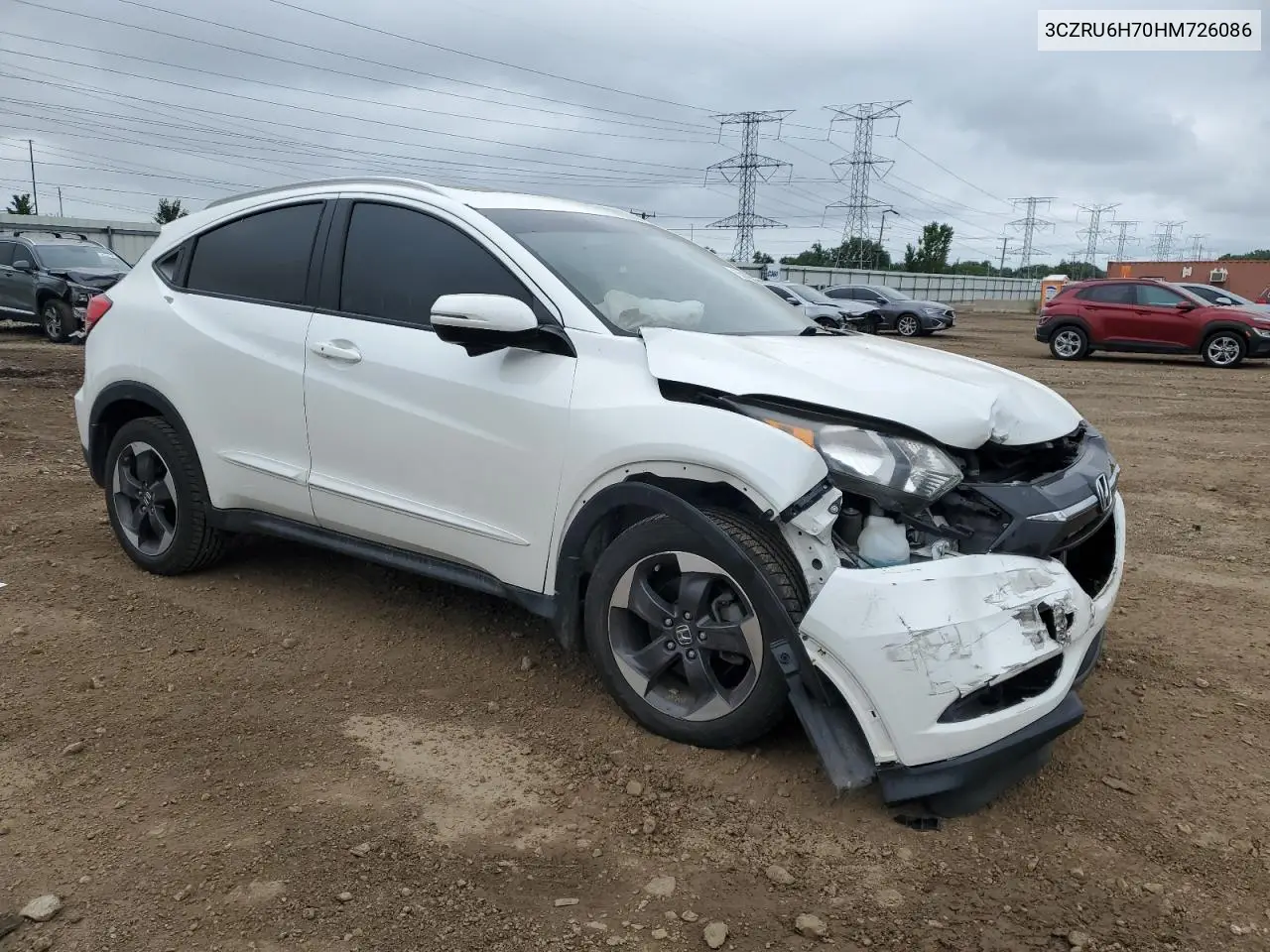 2017 Honda Hr-V Exl VIN: 3CZRU6H70HM726086 Lot: 65002645