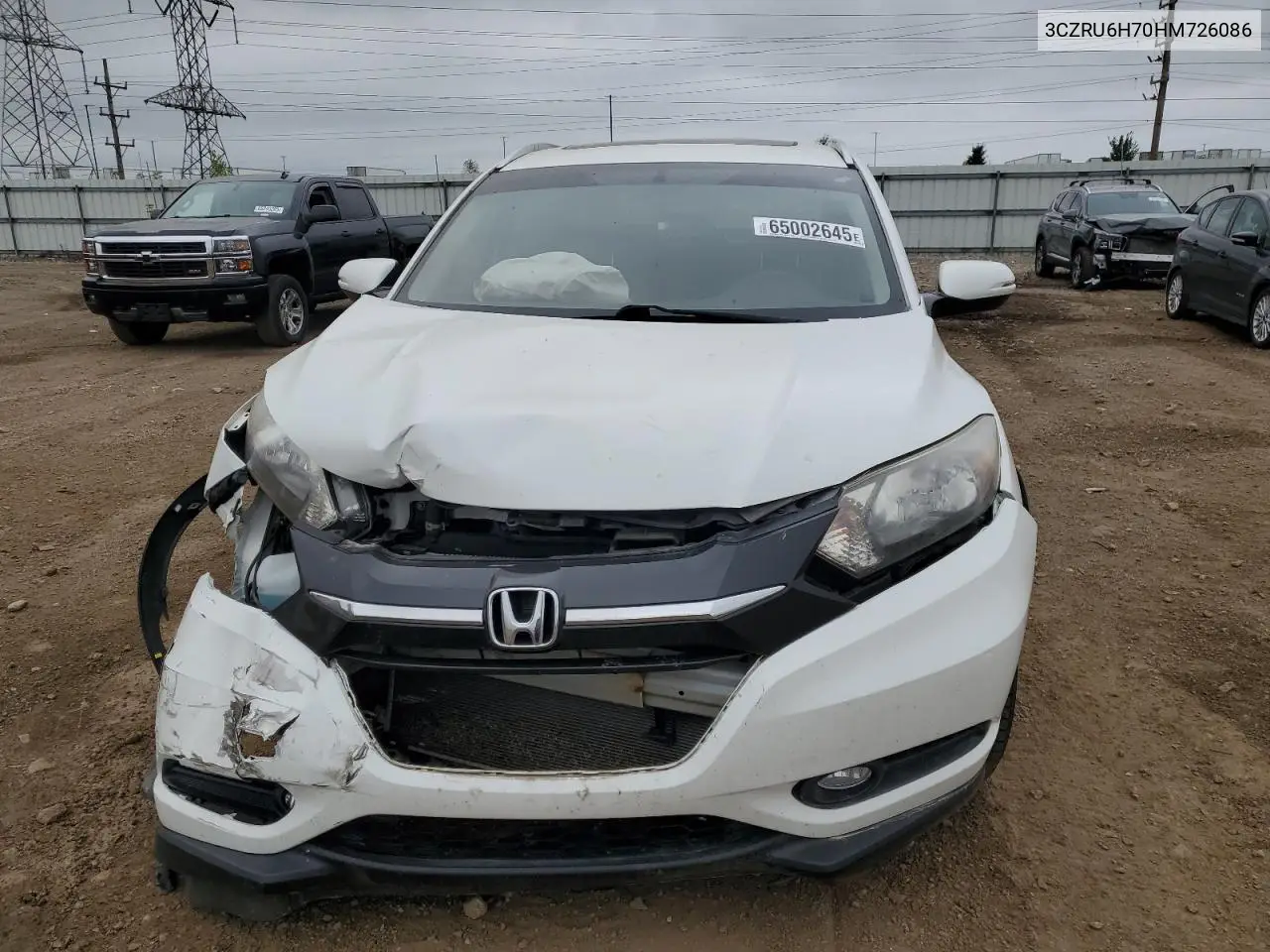 2017 Honda Hr-V Exl VIN: 3CZRU6H70HM726086 Lot: 65002645