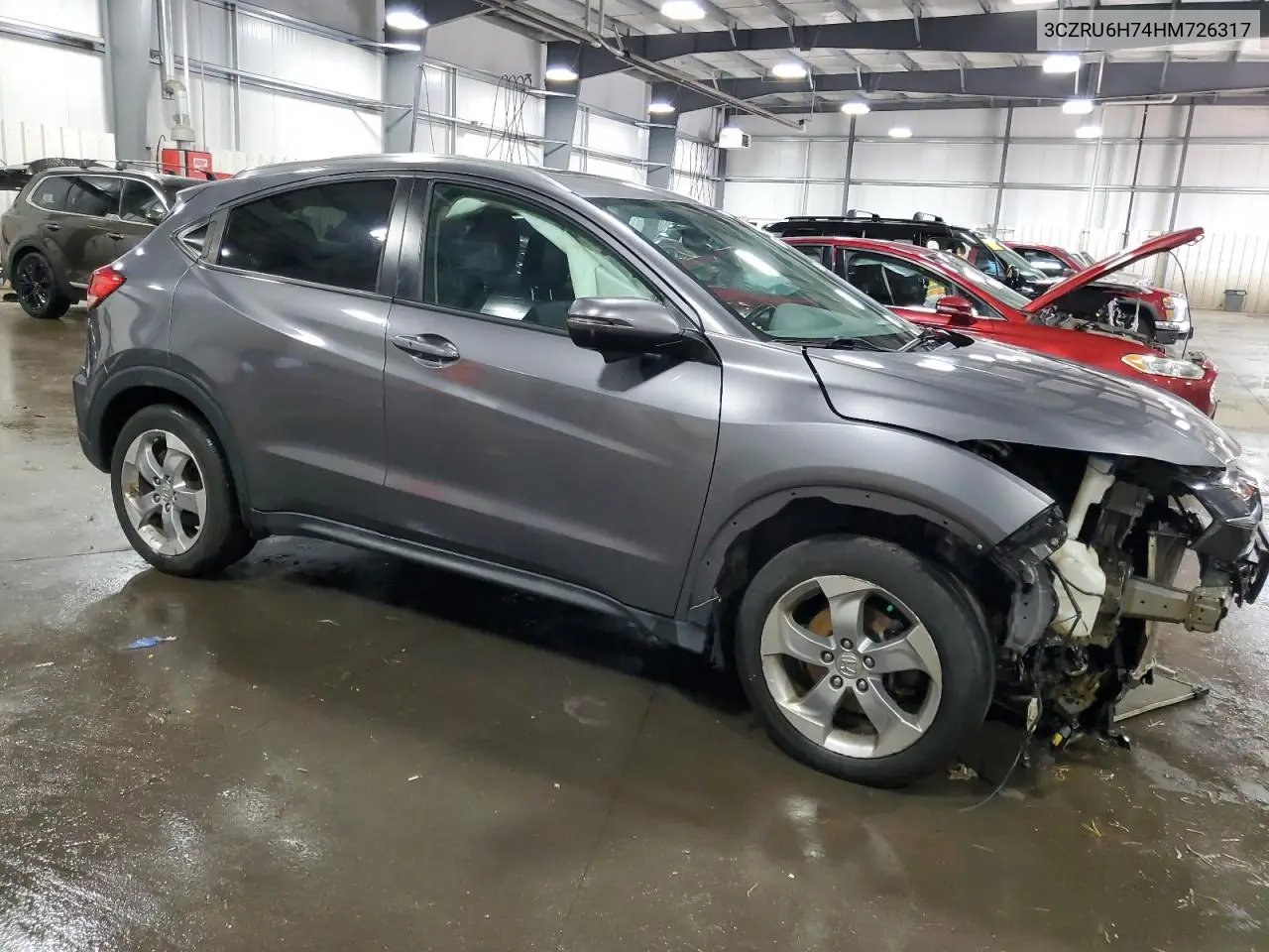 2017 Honda Hr-V Exl VIN: 3CZRU6H74HM726317 Lot: 65043625