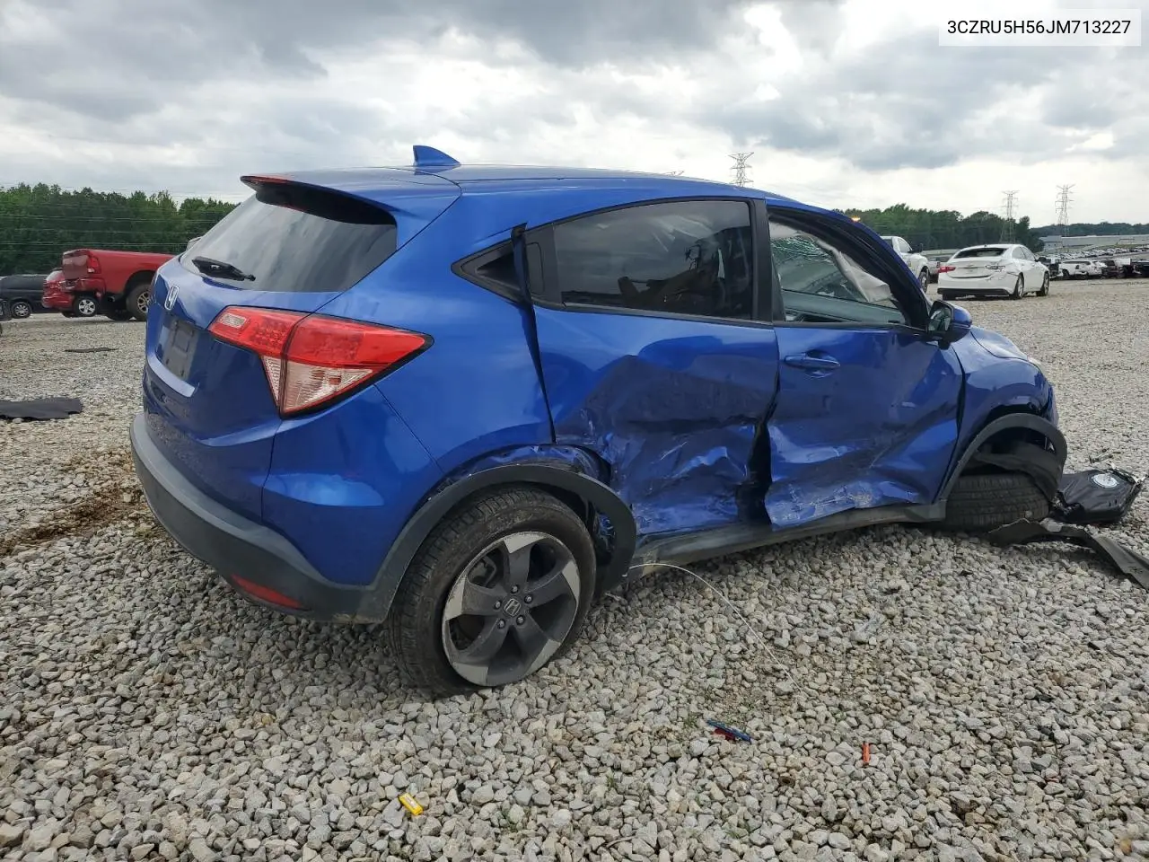 2018 Honda Hr-V Ex VIN: 3CZRU5H56JM713227 Lot: 57121545