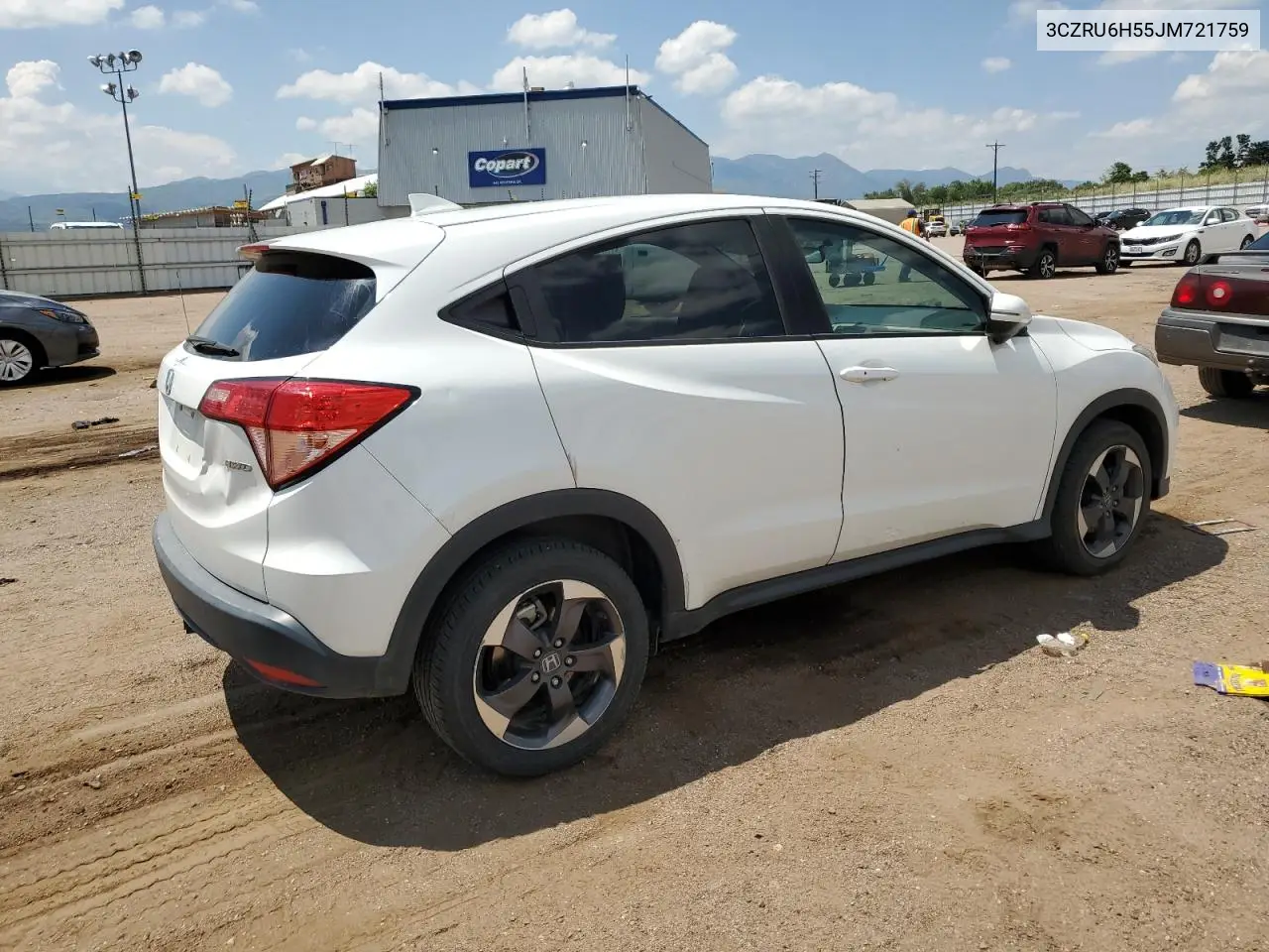 2018 Honda Hr-V Ex VIN: 3CZRU6H55JM721759 Lot: 62785195