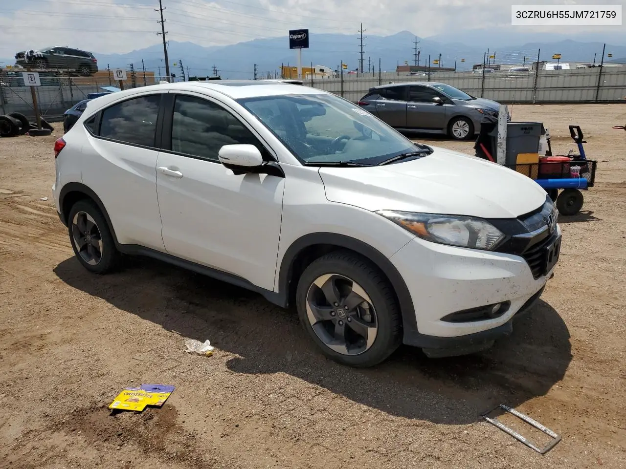 2018 Honda Hr-V Ex VIN: 3CZRU6H55JM721759 Lot: 62785195