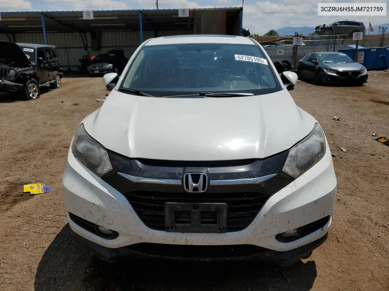 2018 Honda Hr-V Ex VIN: 3CZRU6H55JM721759 Lot: 62785195