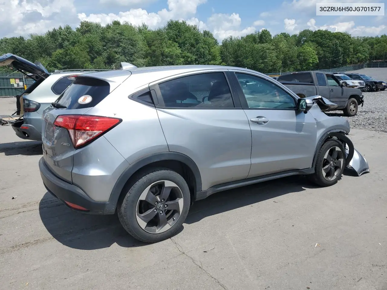 2018 Honda Hr-V Ex VIN: 3CZRU6H50JG701577 Lot: 62907355