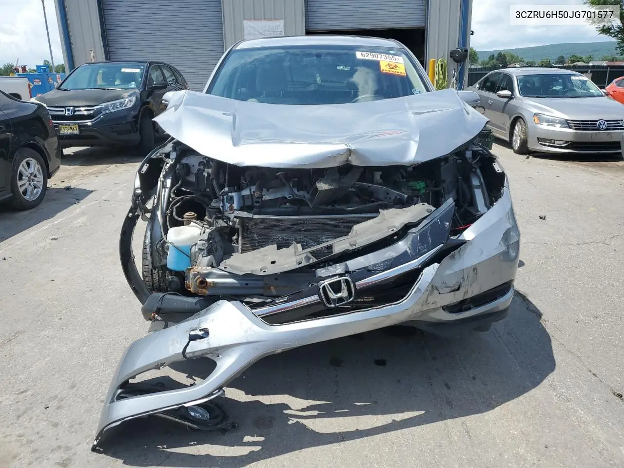 2018 Honda Hr-V Ex VIN: 3CZRU6H50JG701577 Lot: 62907355