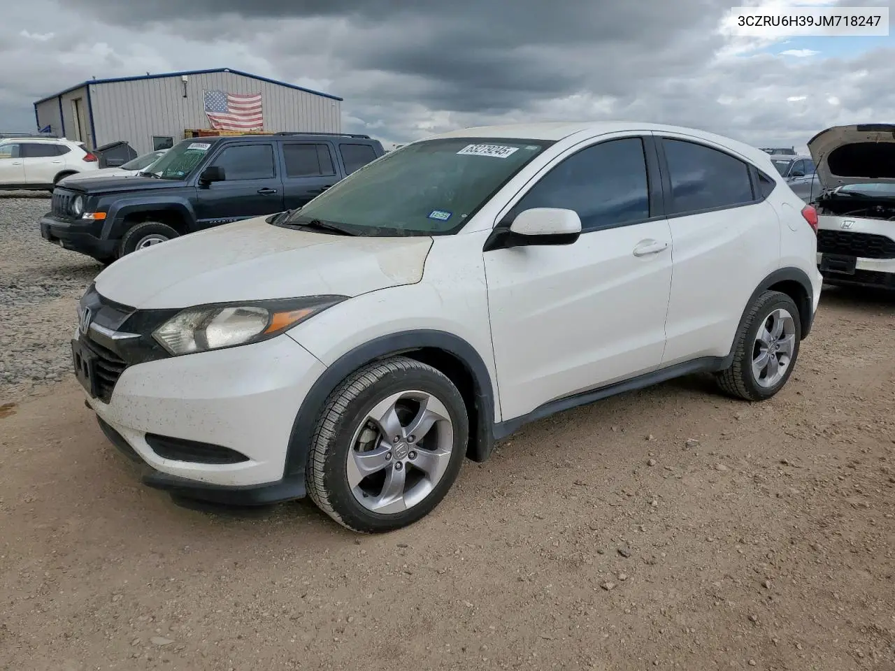 2018 Honda Hr-V Lx VIN: 3CZRU6H39JM718247 Lot: 63279245