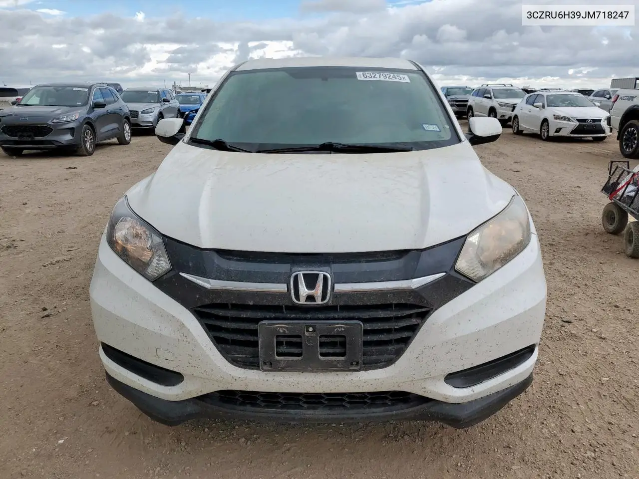 2018 Honda Hr-V Lx VIN: 3CZRU6H39JM718247 Lot: 63279245