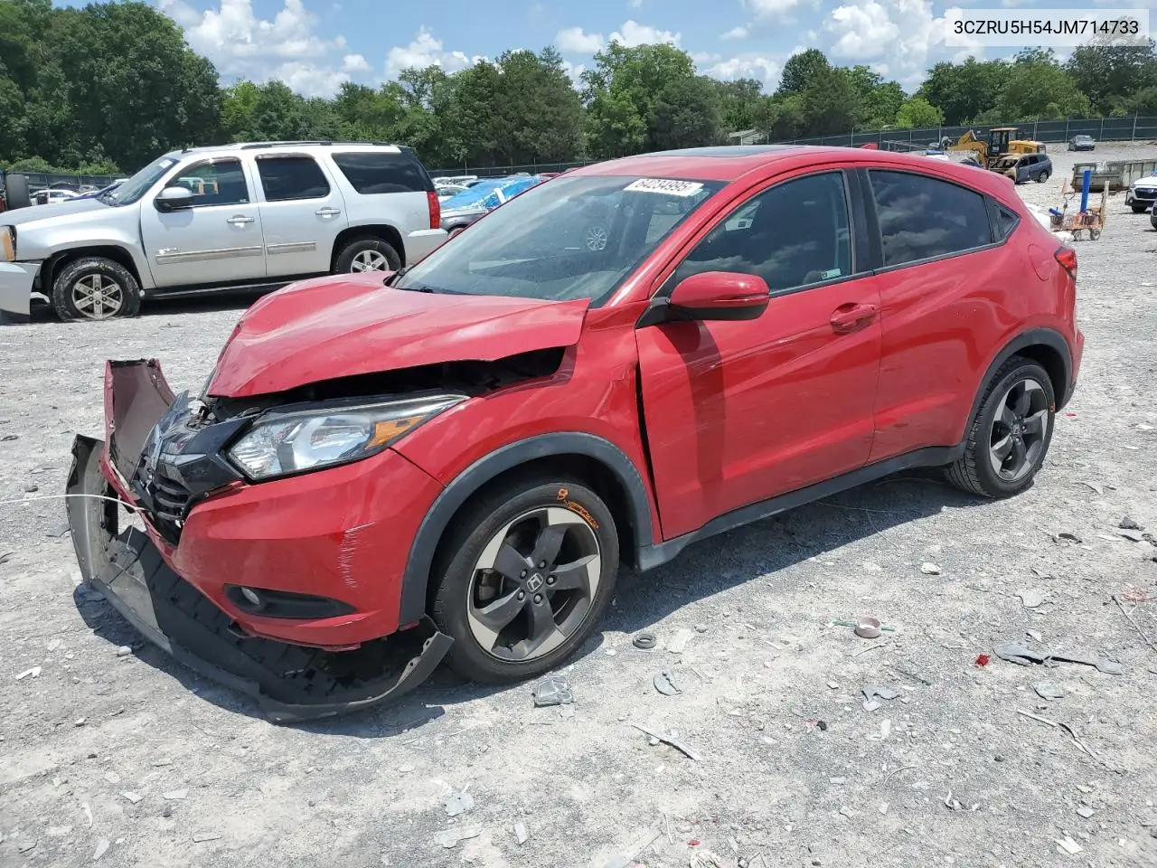 2018 Honda Hr-V Ex VIN: 3CZRU5H54JM714733 Lot: 64234995