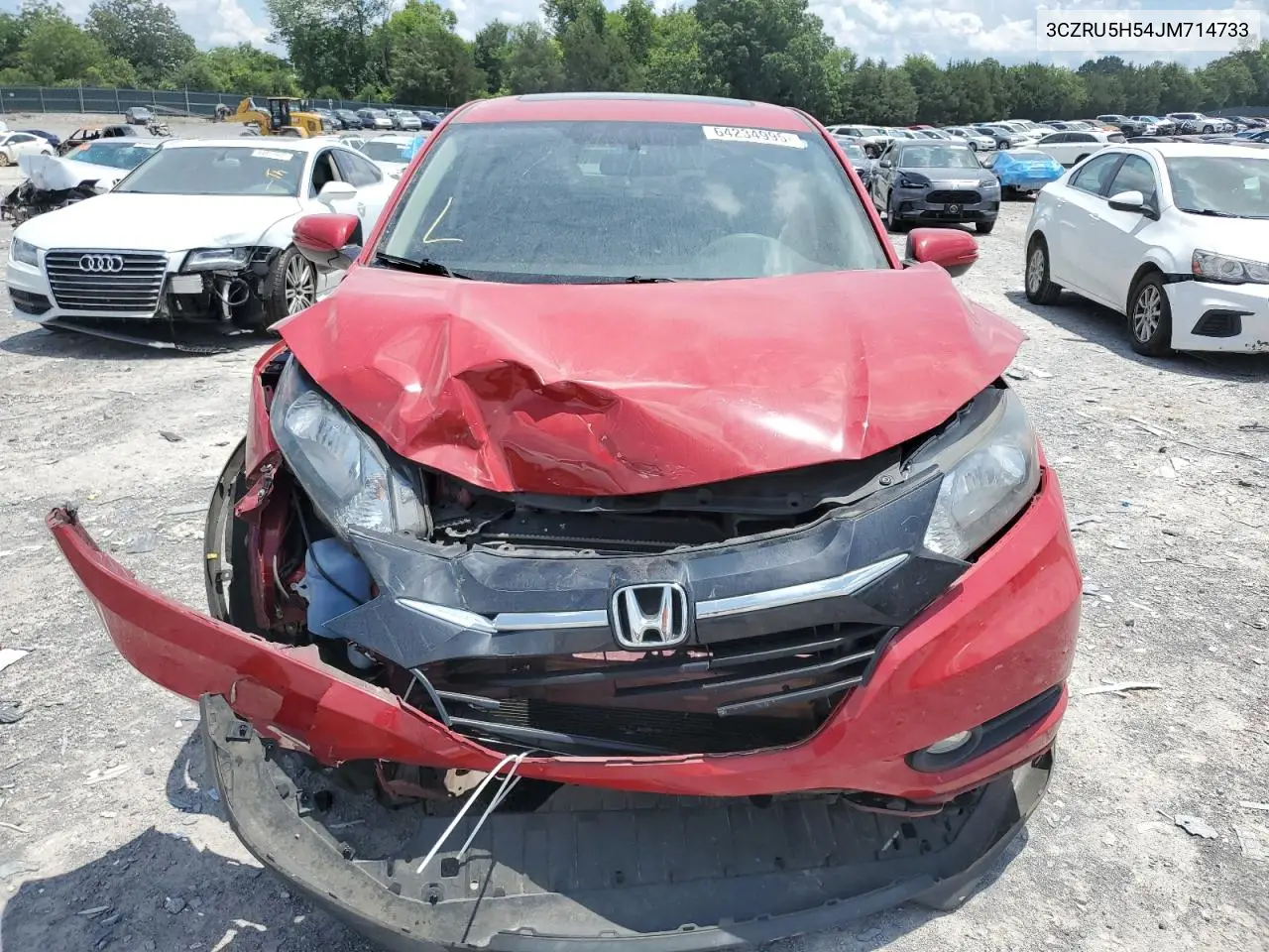 2018 Honda Hr-V Ex VIN: 3CZRU5H54JM714733 Lot: 64234995