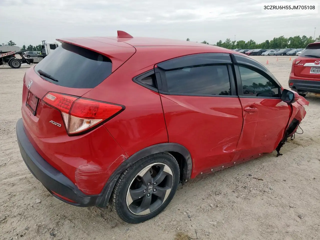 2018 Honda Hr-V Ex VIN: 3CZRU6H55JM705108 Lot: 64401355