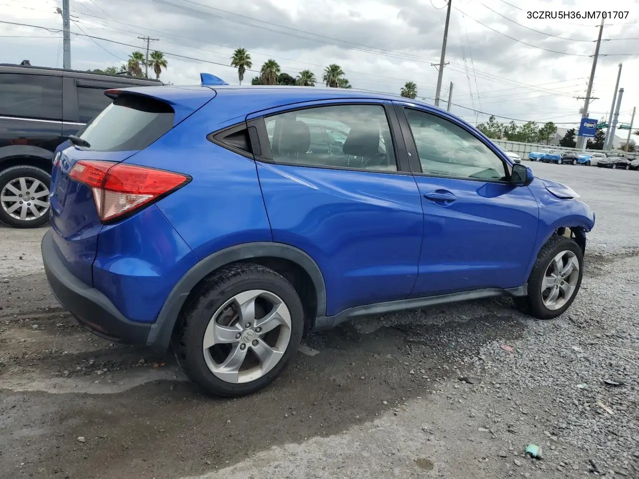 2018 Honda Hr-V Lx VIN: 3CZRU5H36JM701707 Lot: 65135415