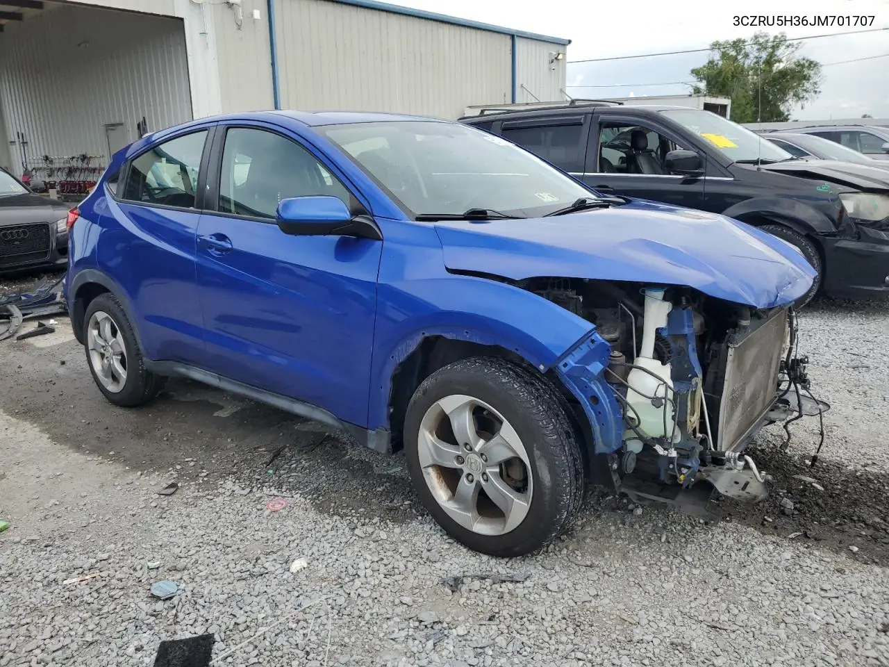 2018 Honda Hr-V Lx VIN: 3CZRU5H36JM701707 Lot: 65135415