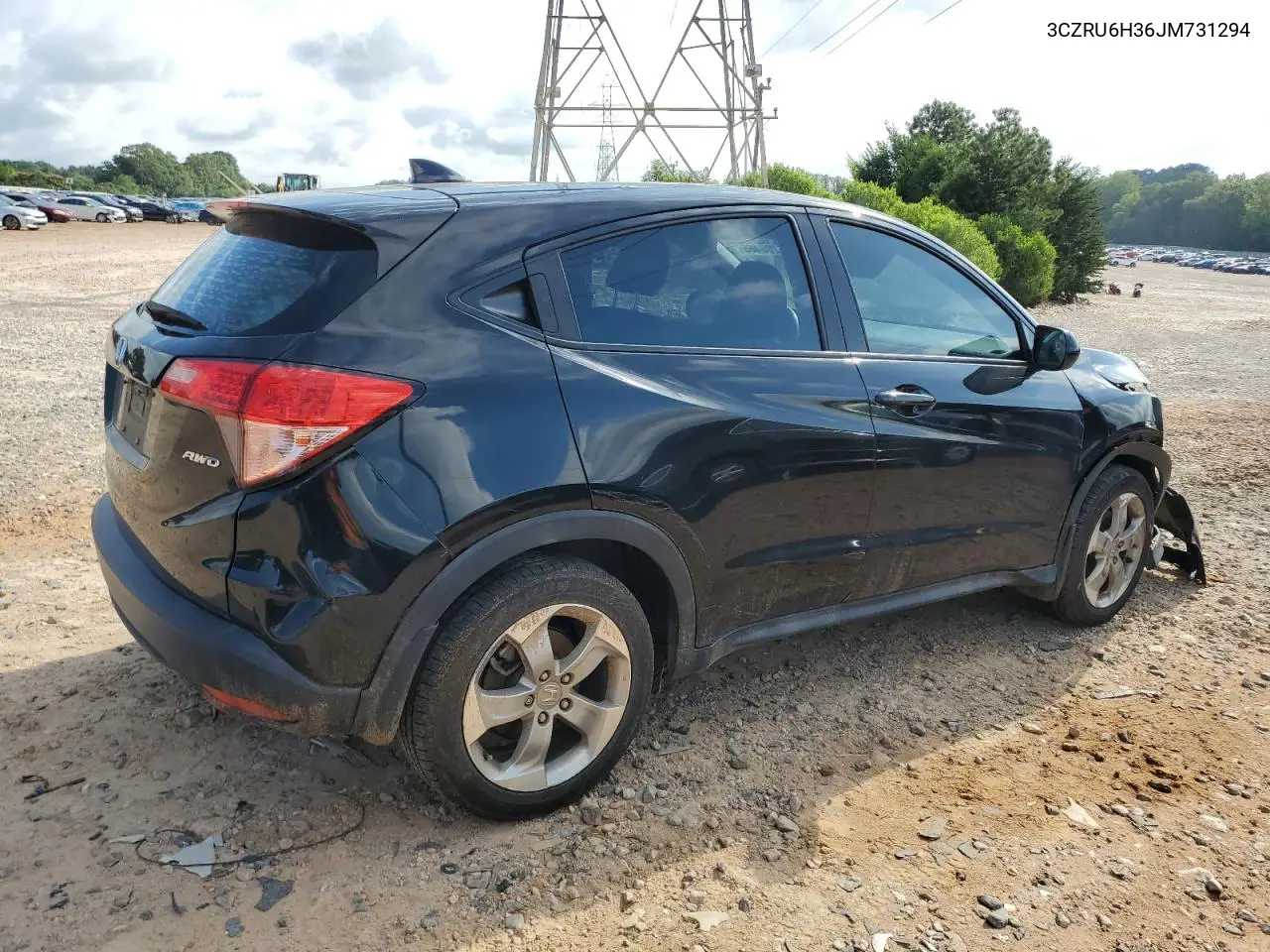 2018 Honda Hr-V Lx VIN: 3CZRU6H36JM731294 Lot: 65200465
